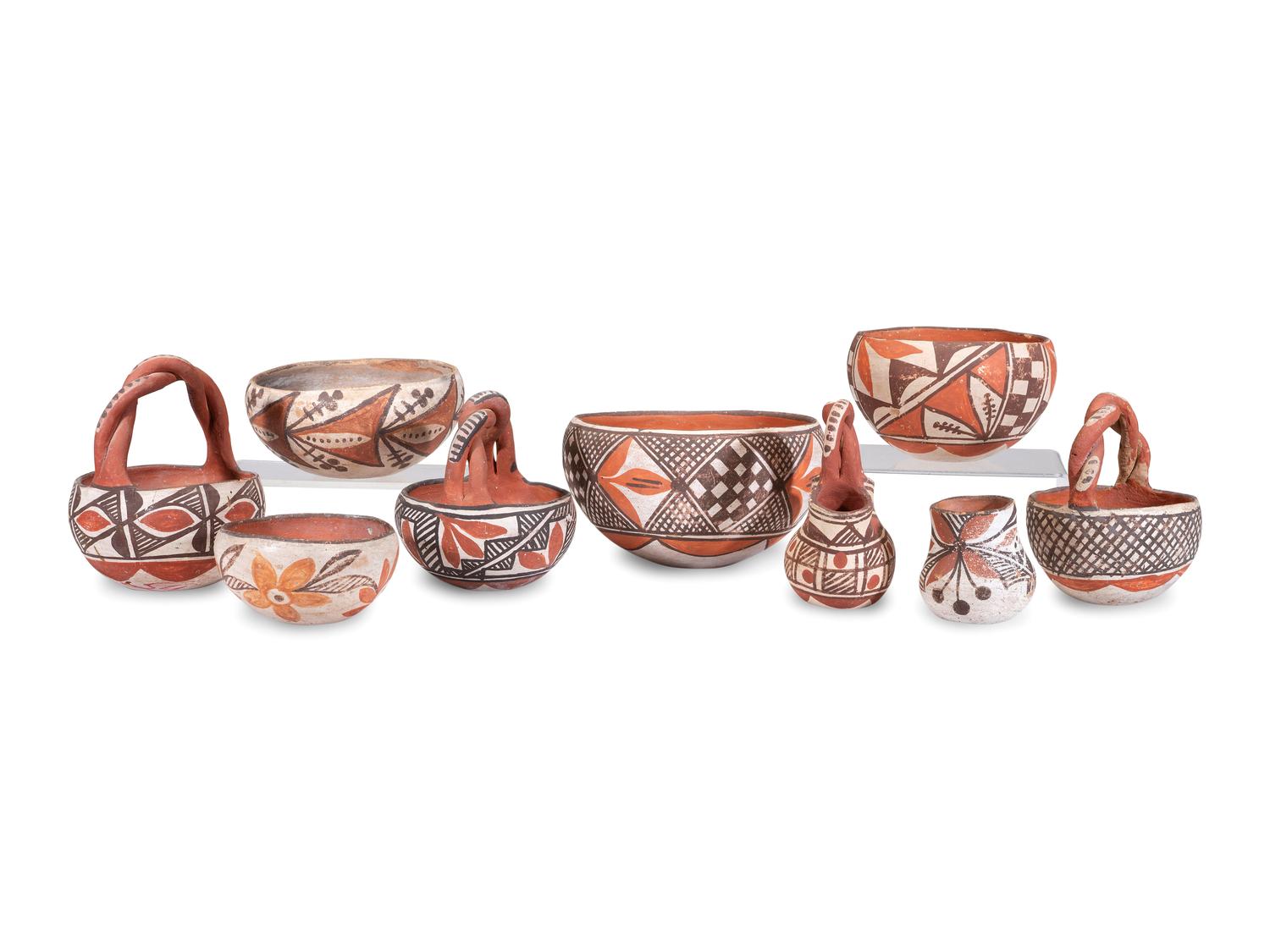 Collection of Isletta Pottery