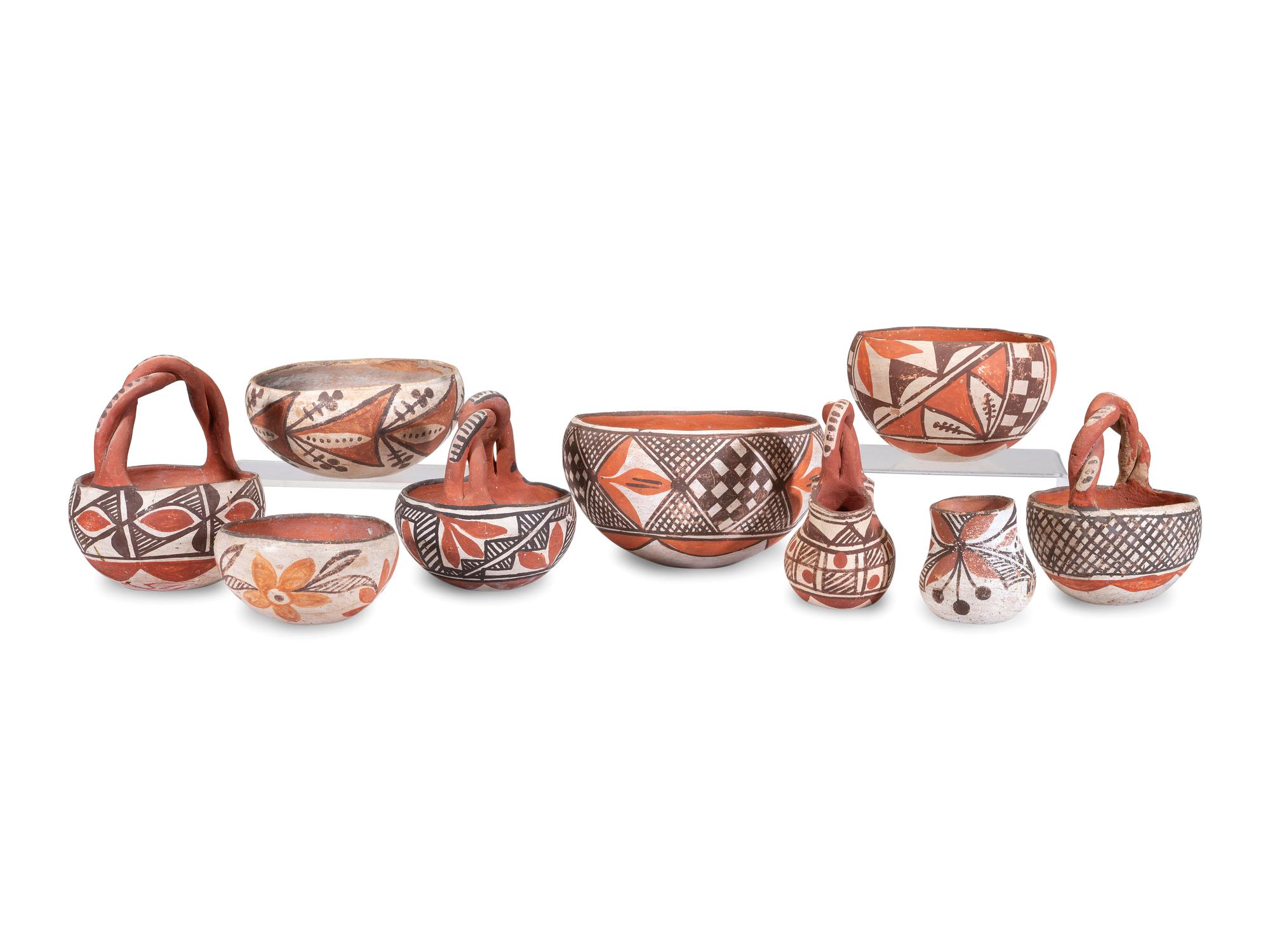 Collection of Isletta Pottery