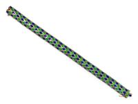 YELLOW GOLD AND ENAMEL BRACELET