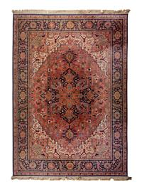 An Indo-Heriz Wool Rug