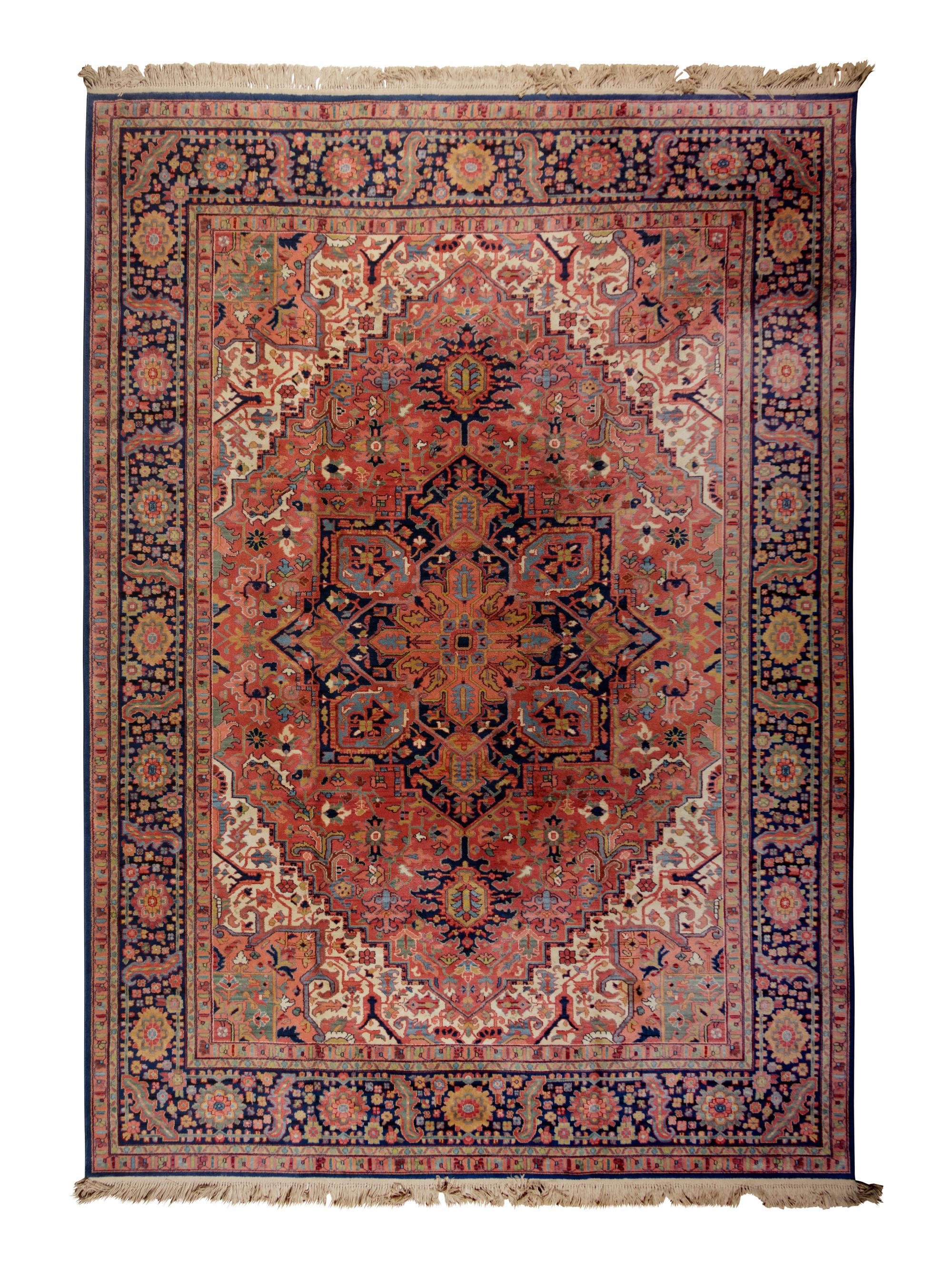 An Indo-Heriz Wool Rug