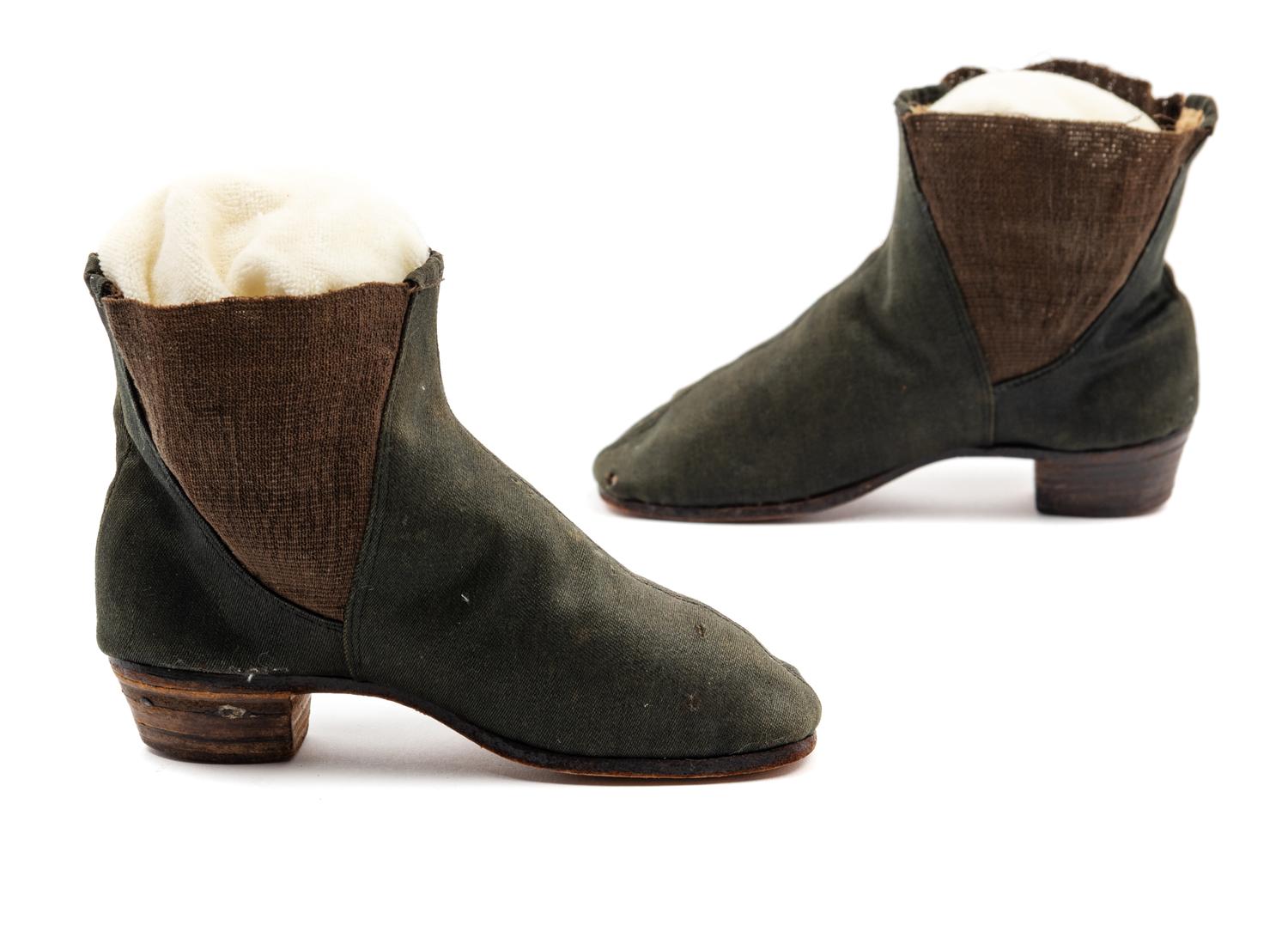 Collection of Five Pairs of Children's Shoes, 19th and Early 20th Century