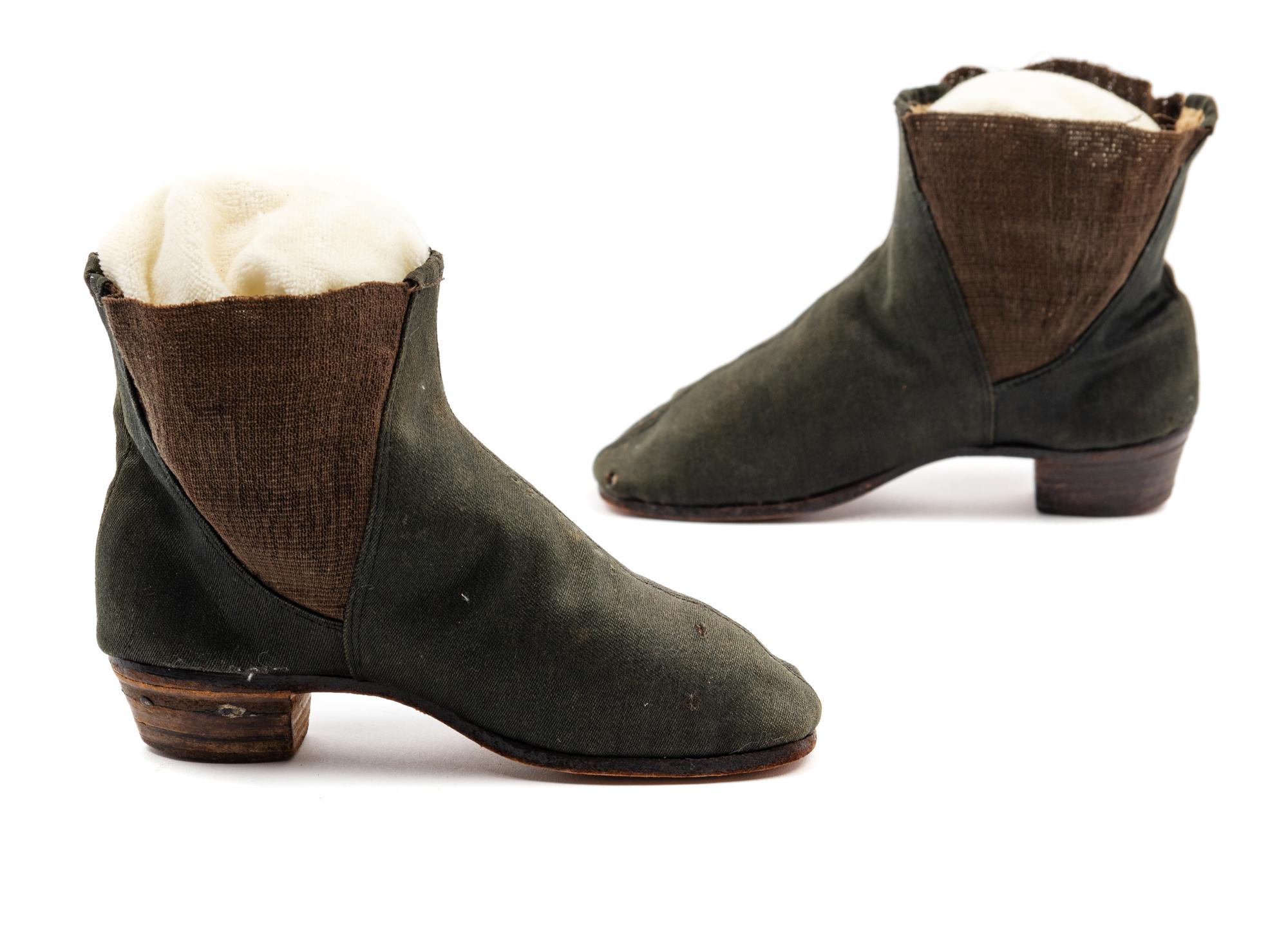 Collection of Five Pairs of Children's Shoes, 19th and Early 20th Century