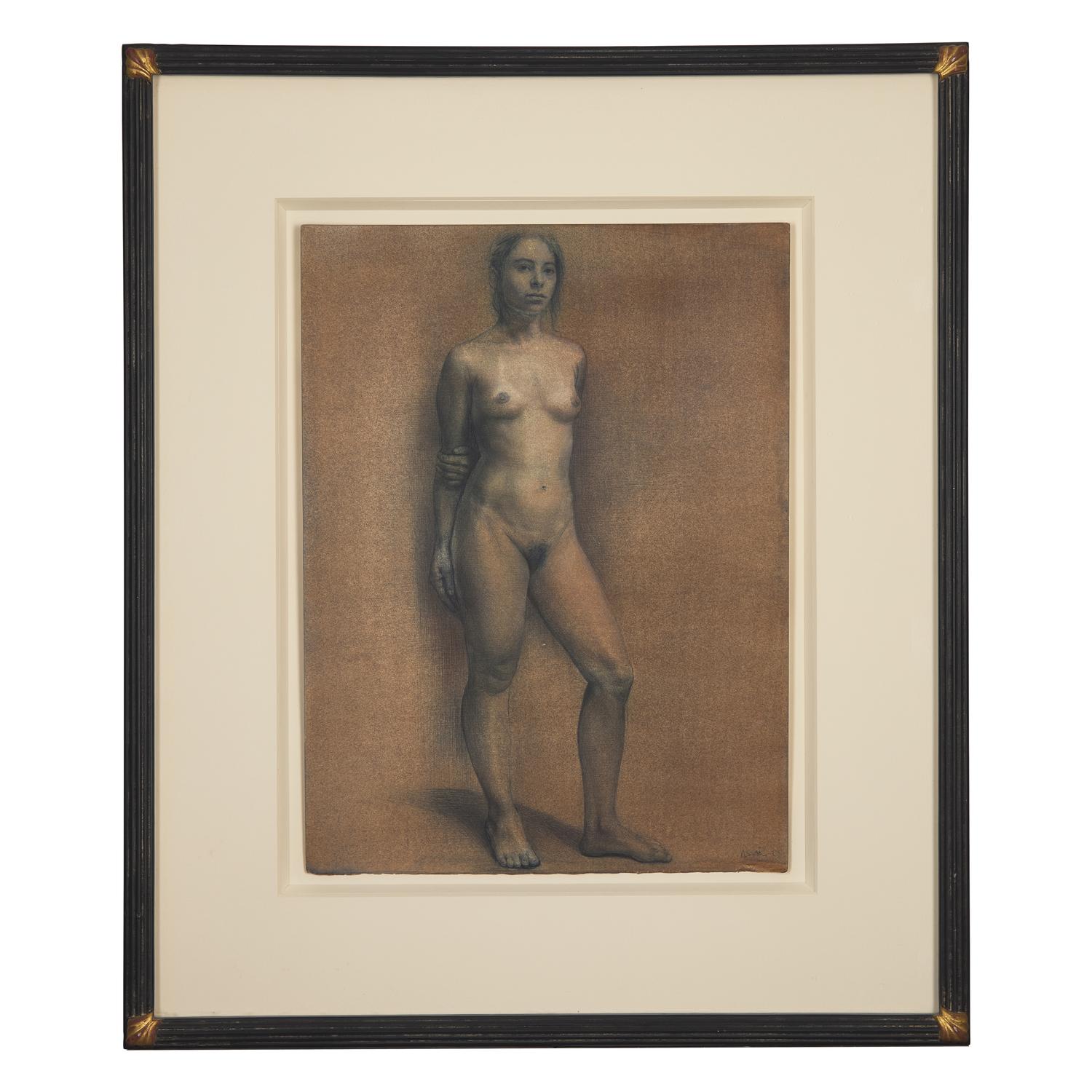 Standing Nude (Annaluisa) and Standing Nude (With One Hand on Chest), A Pair, 1993