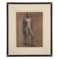 Standing Nude (Annaluisa) and Standing Nude (With One Hand on Chest), A Pair, 1993