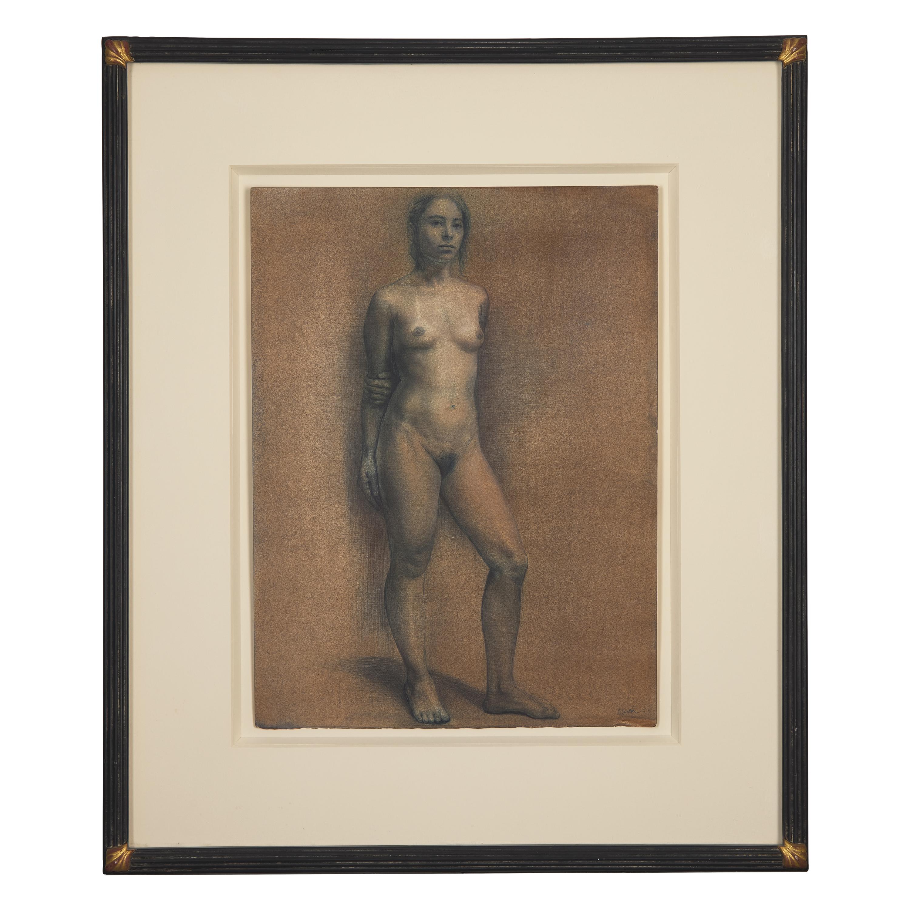 Standing Nude (Annaluisa) and Standing Nude (With One Hand on Chest), A Pair, 1993