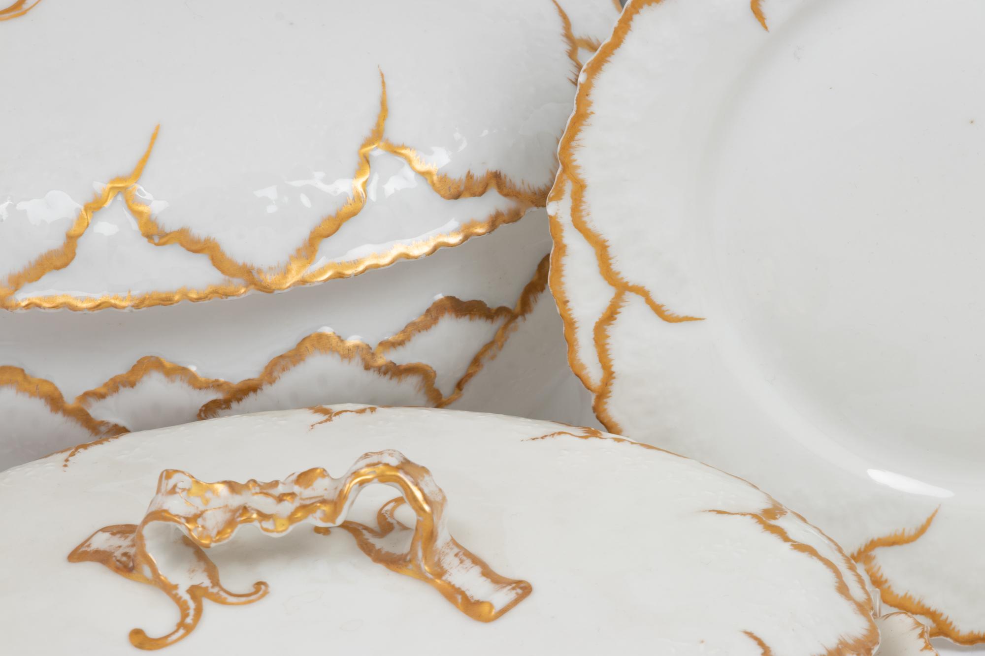 A Limoges Porcelain Dinner Service