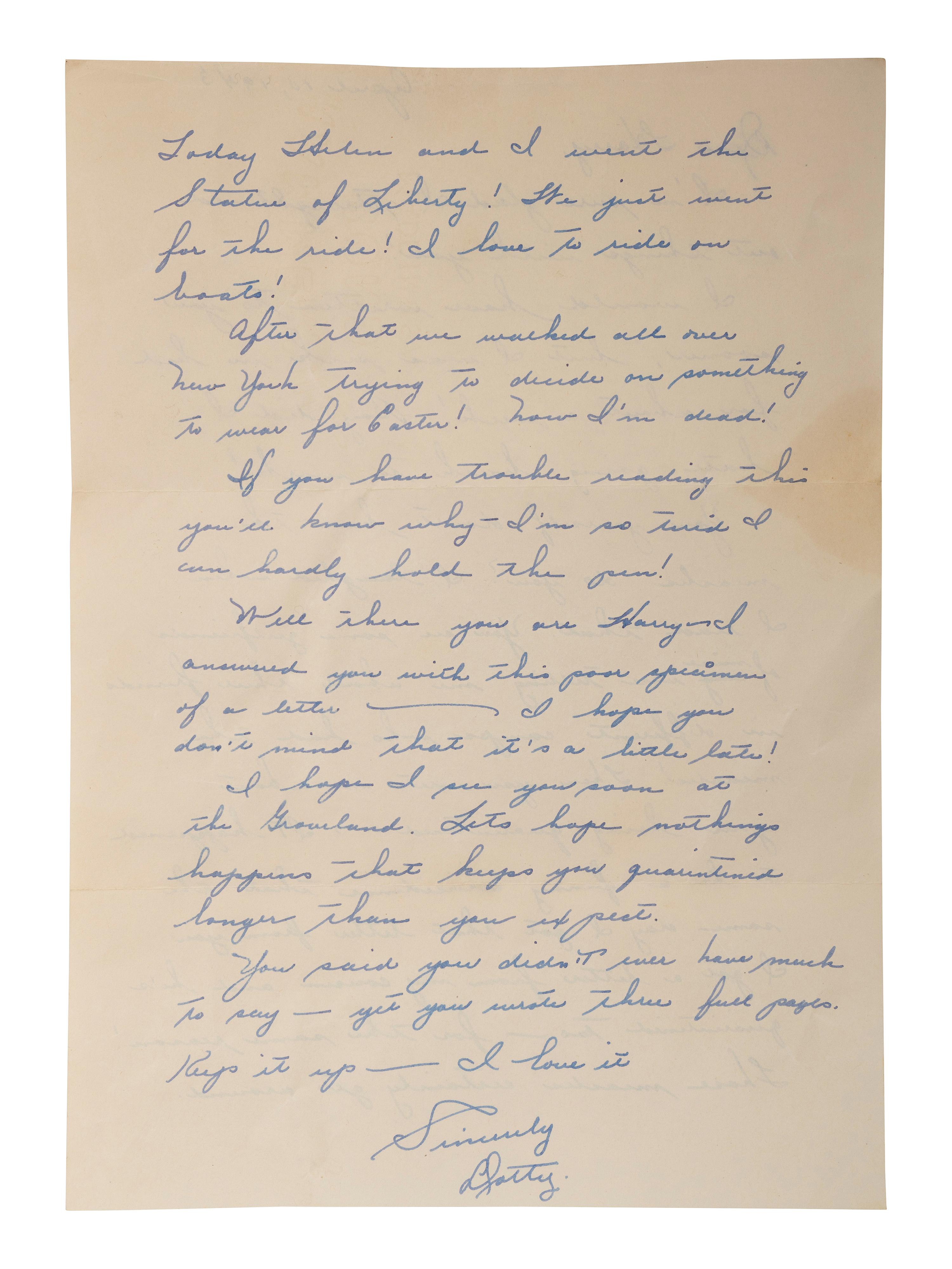 [AFRICAN AMERICANA - NATIVE AMERICANS - WWII]. World War II correspondence with Maud Morgan of Hillburn, NY, a member of the "Jackson Whites/Ramapough Mountain Indians."