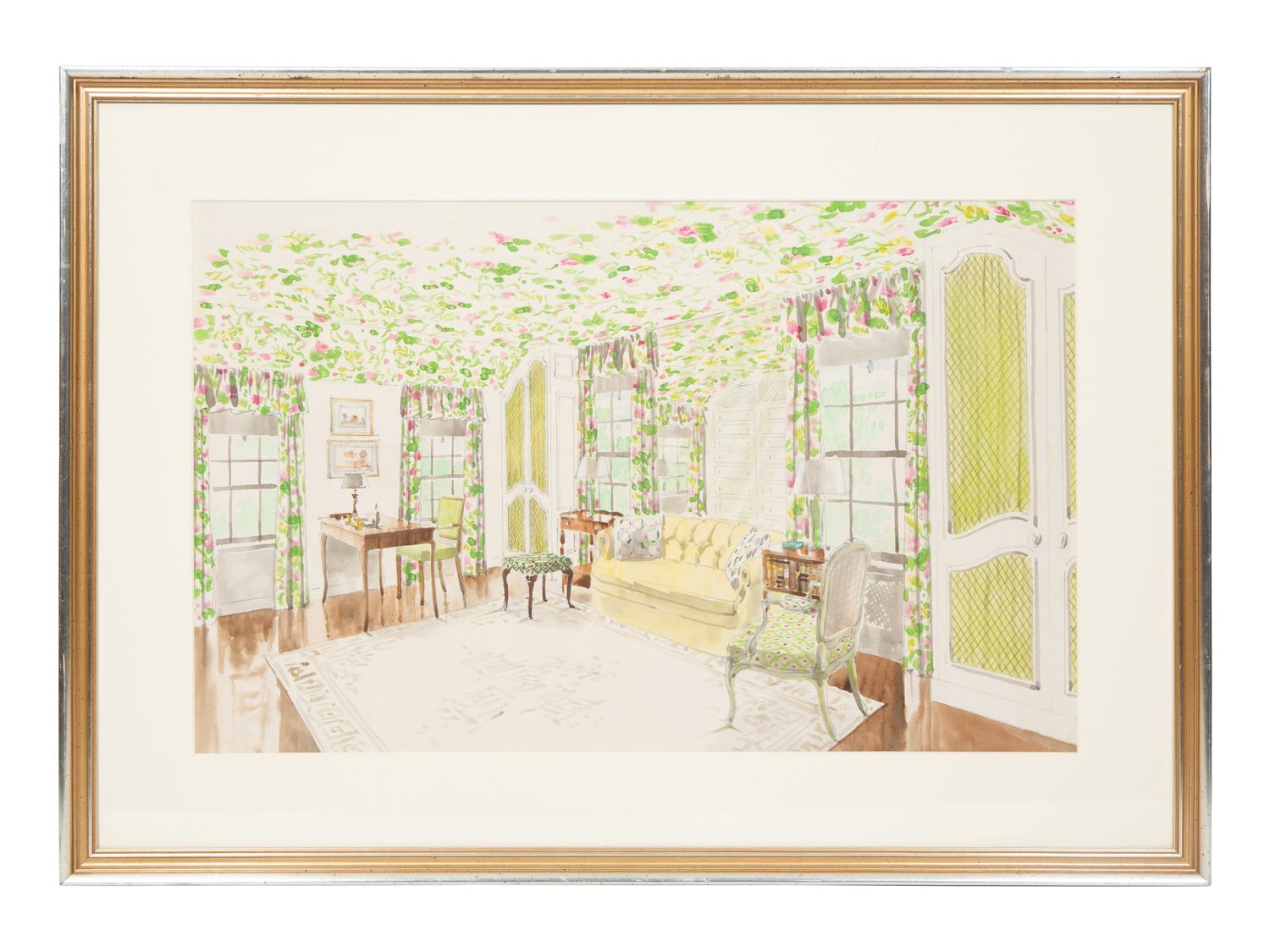 Residence of Mrs. Walter Buehl Ford, Grosse Pointe, Michigan, Studies (a group of three works)
