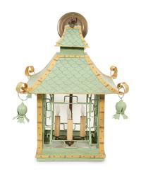 A Tole Peinte Hall Lantern