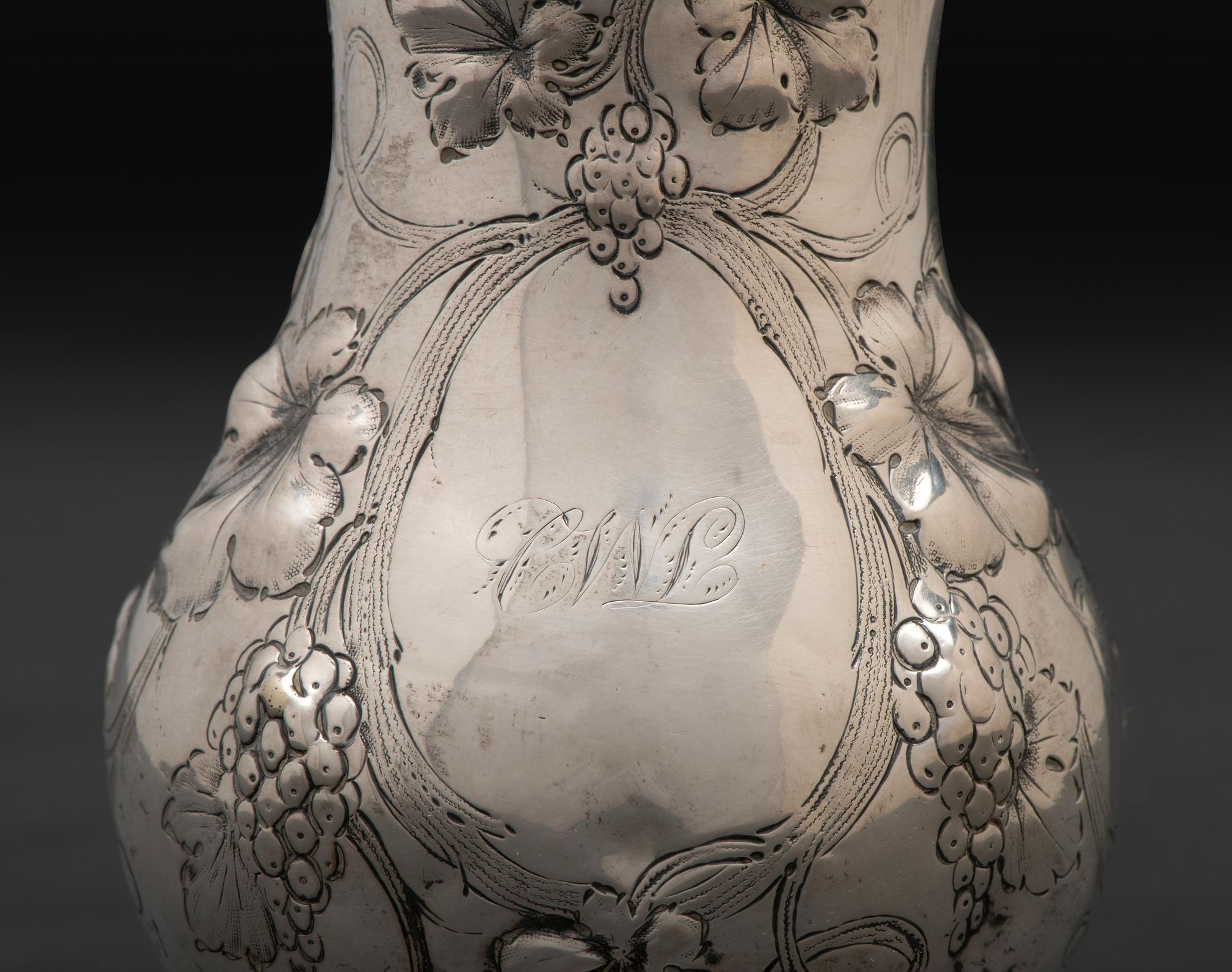 An American Coin Silver Cream Pitcher