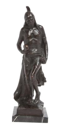 An American Bronze Figure Height 13 1/2 inches. — CLEMENT BARNHORN (1857-1935)