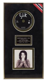 A Bjork: Debut Norwegian Gold Presentation Album 20 x 10 1/4 inches.