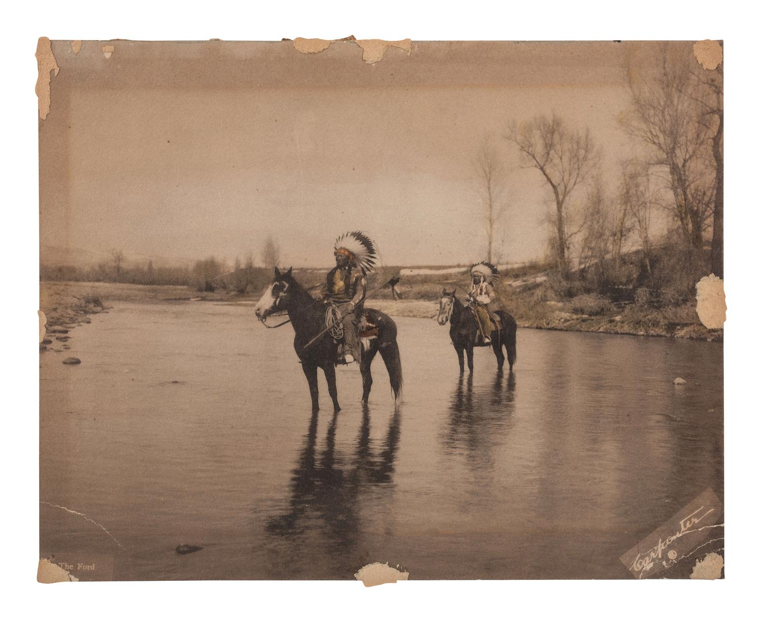 [NATIVE AMERICANS]. CARPENTER, Charles, photographer. The Ford.