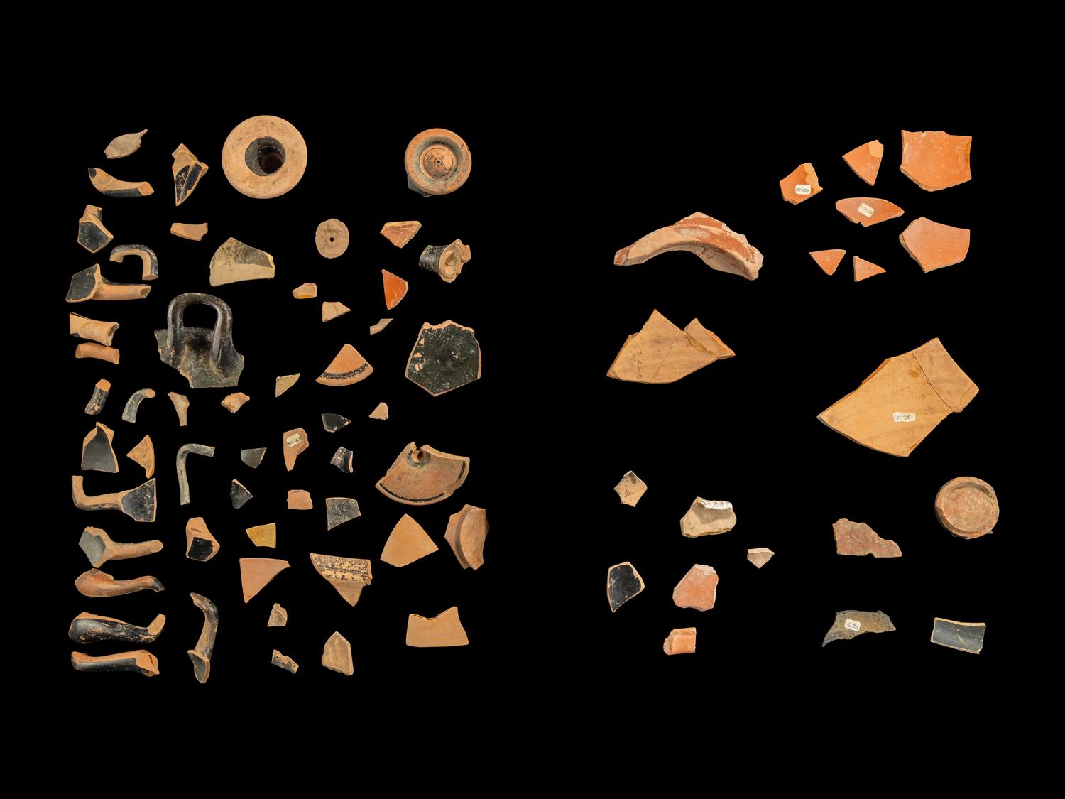 76 Greco-Roman Terracotta Vase Fragments