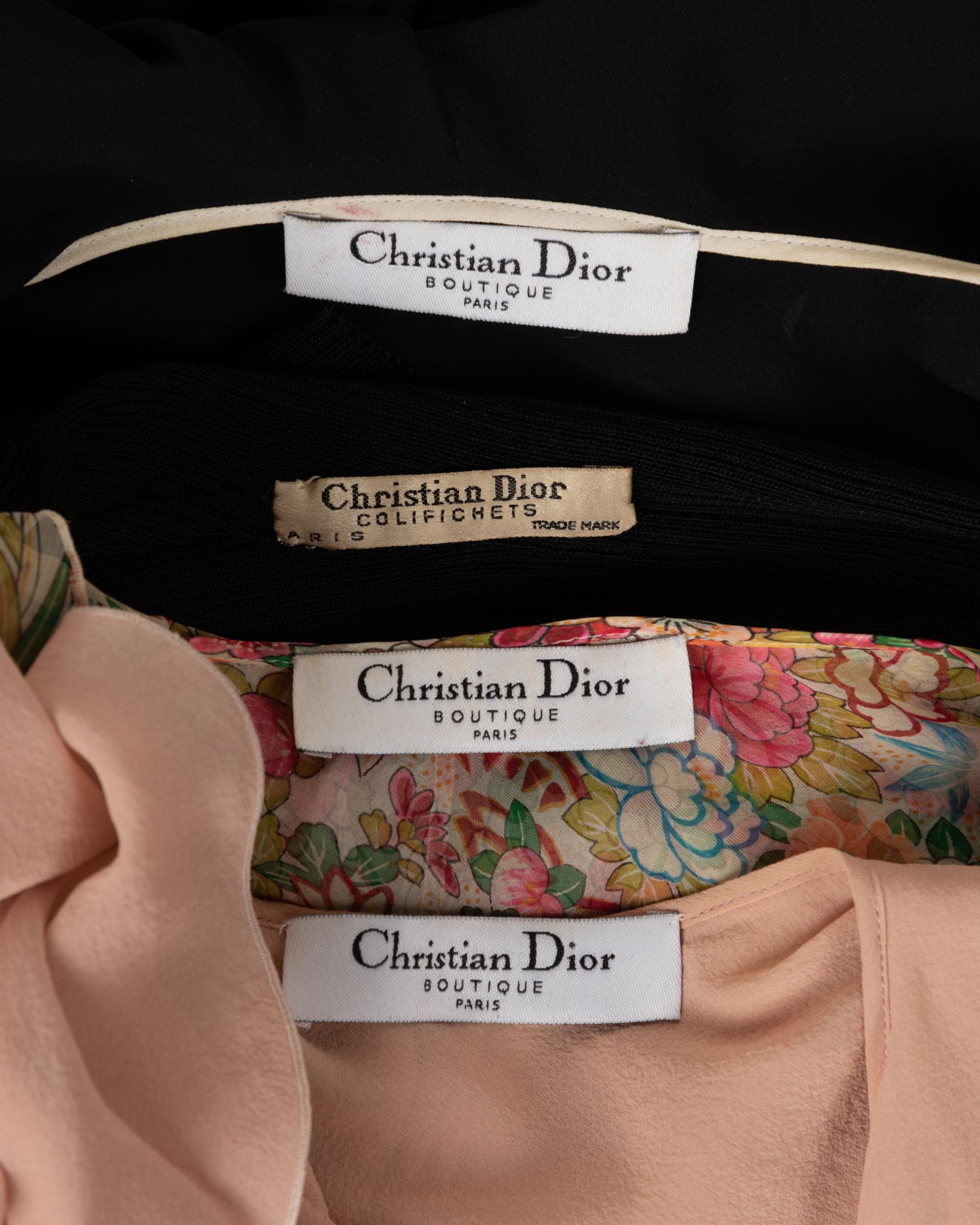 Four Christian Dior Tops, 1990-2000s