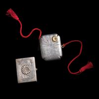 Two Japanese Silver Imperial Presentation Bonbonnières, Early-Mid 20th Century — 日本近代 御制銀糖果盒兩只