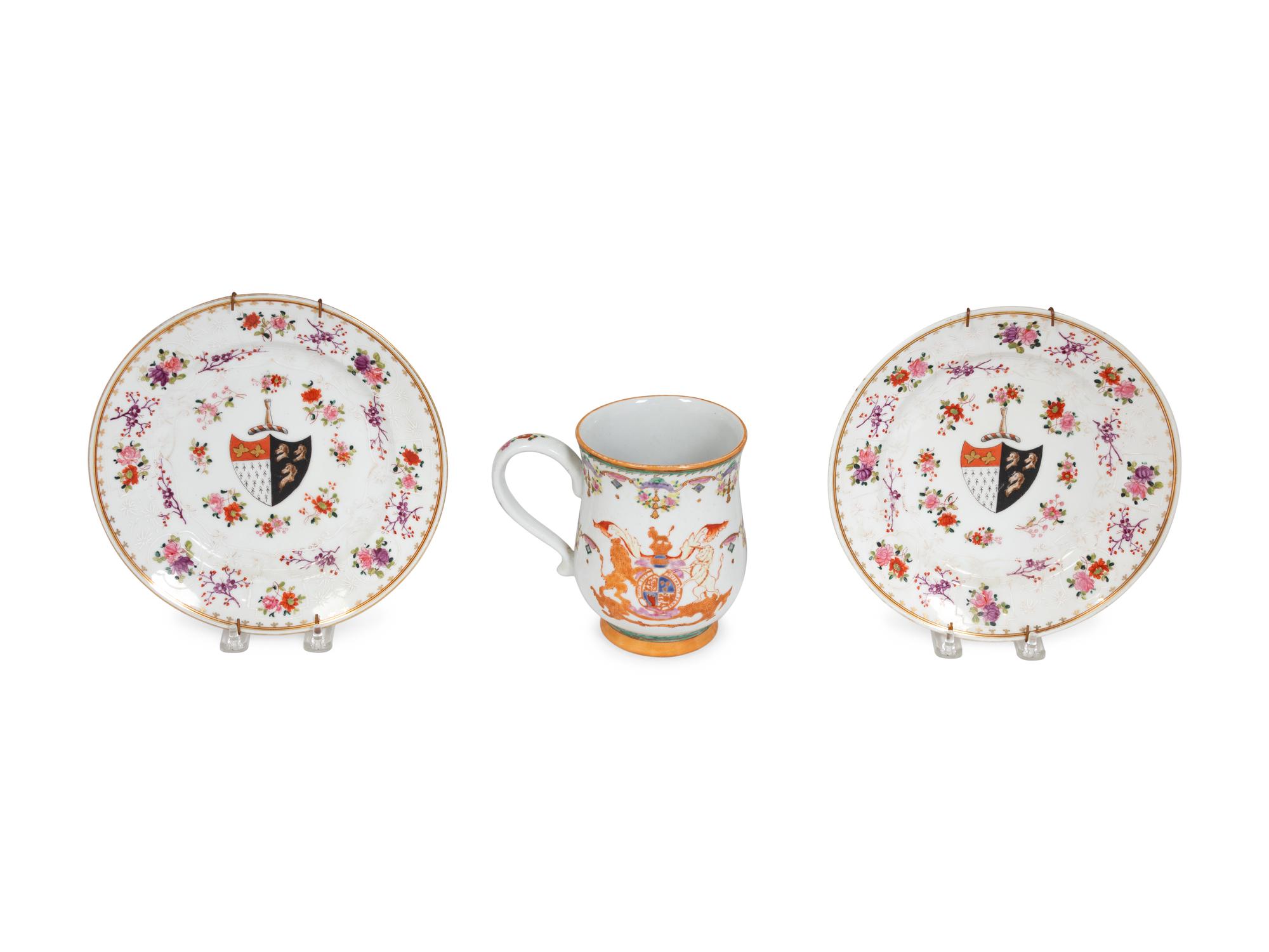 Three Samson Porcelain Articles