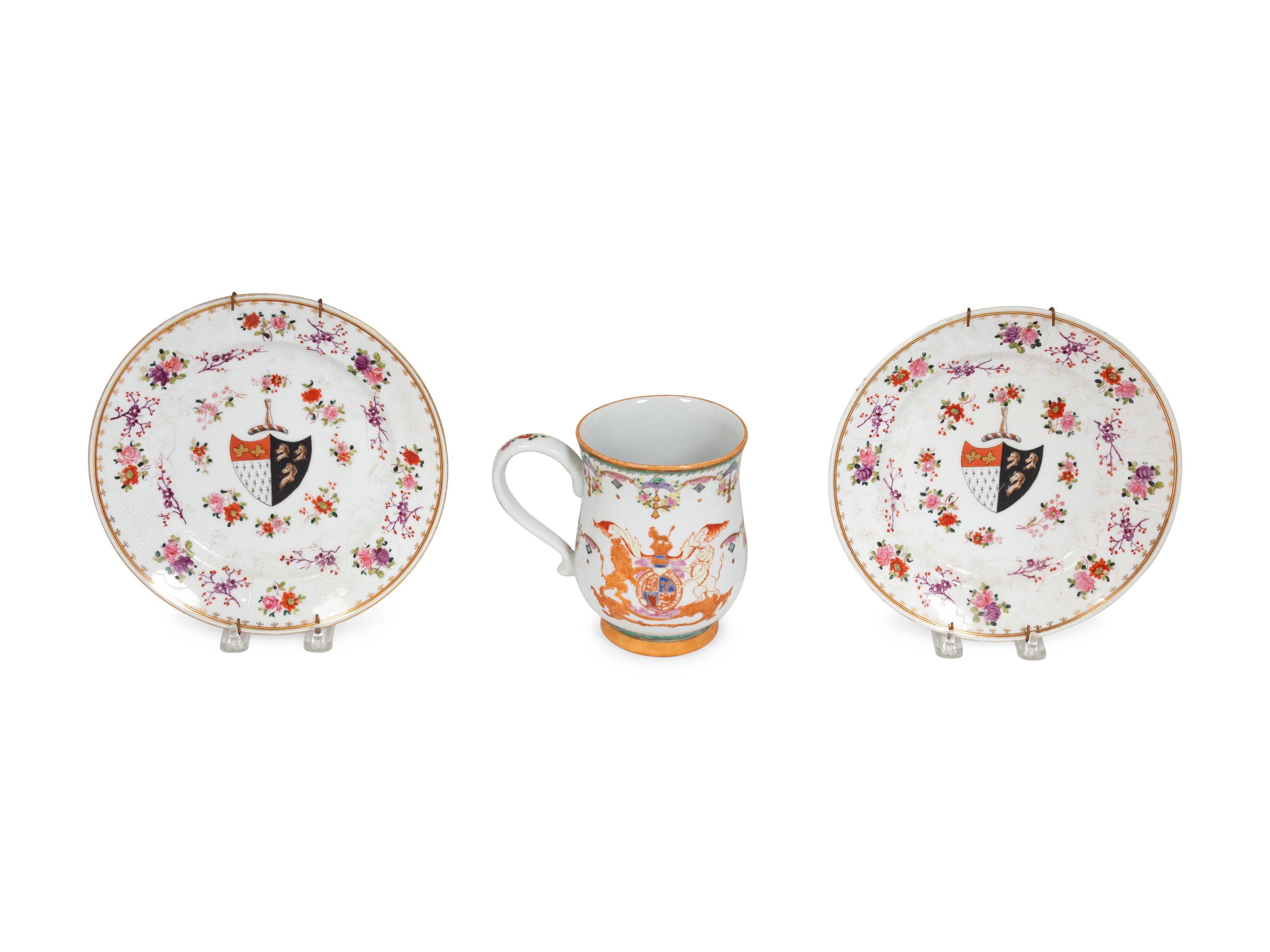 Three Samson Porcelain Articles