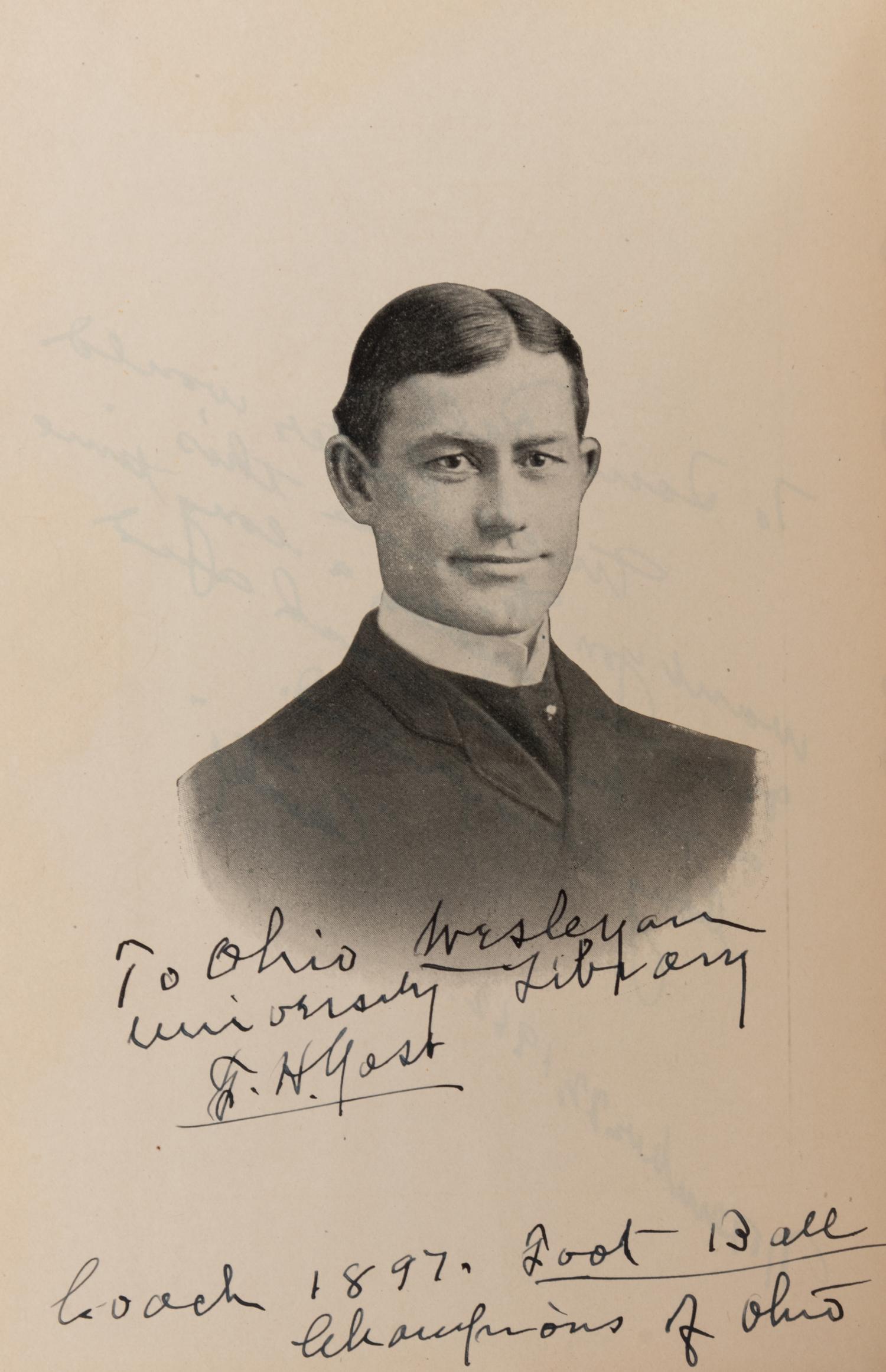 An Important Group of Fielding H. Yost Items, Including a Twice Signed Football For Player and Spectator and Letter Outlining the Origins of the Tackle Back Formation,