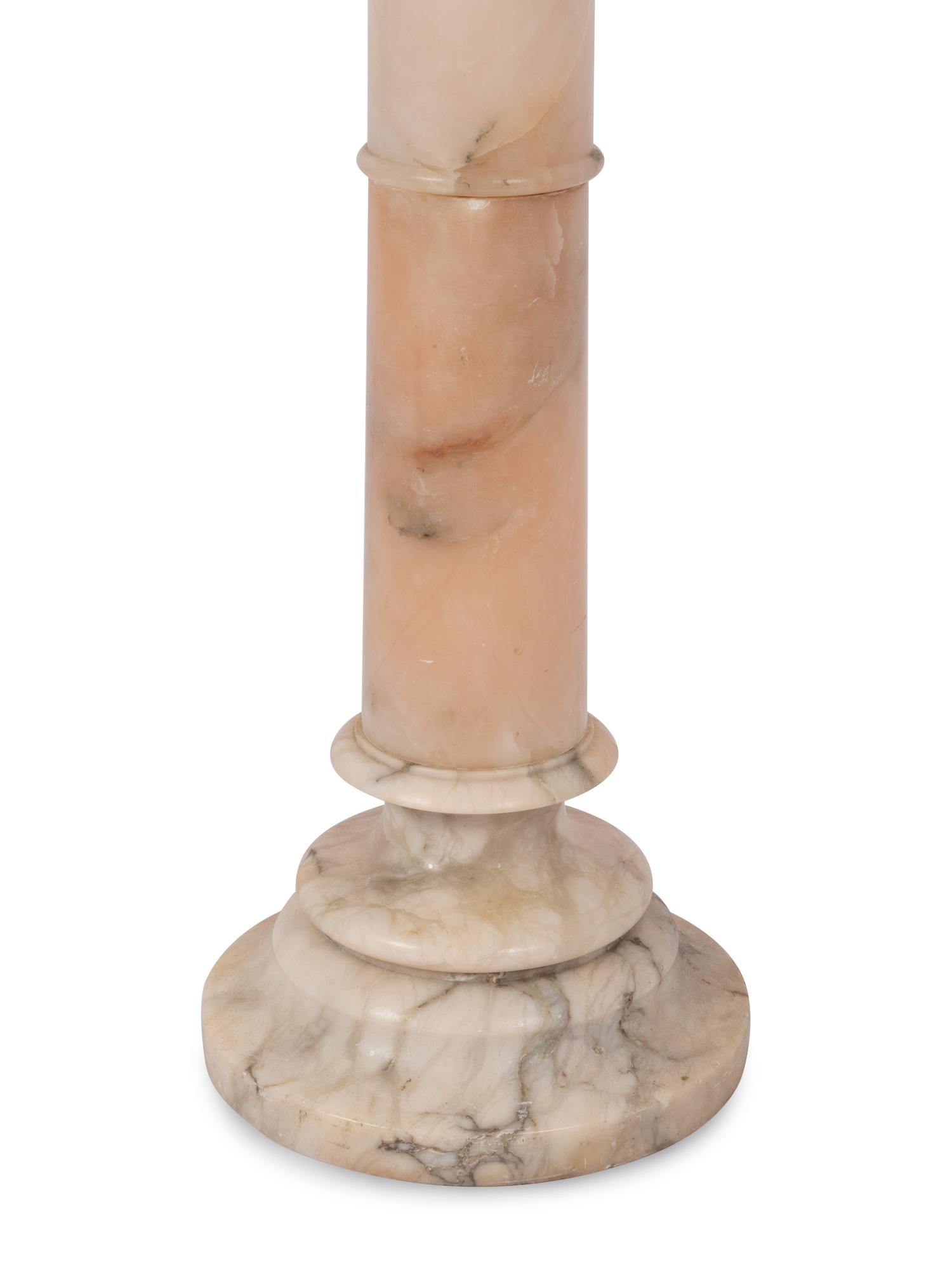 A Continental Marble Pedestal