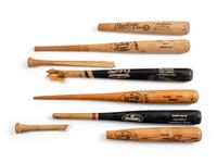 A Large Group of Assorted Game Used/Issued Baseball Bats Gifted to Former Chicago Cubs Wrigley Field Head Scorekeeper,