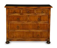 A Faux Bamboo Chest of Drawers by Baker-Milling Road