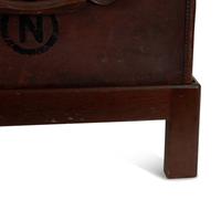 Two English Leather Luggage Cases with the Royal Cipher of George V