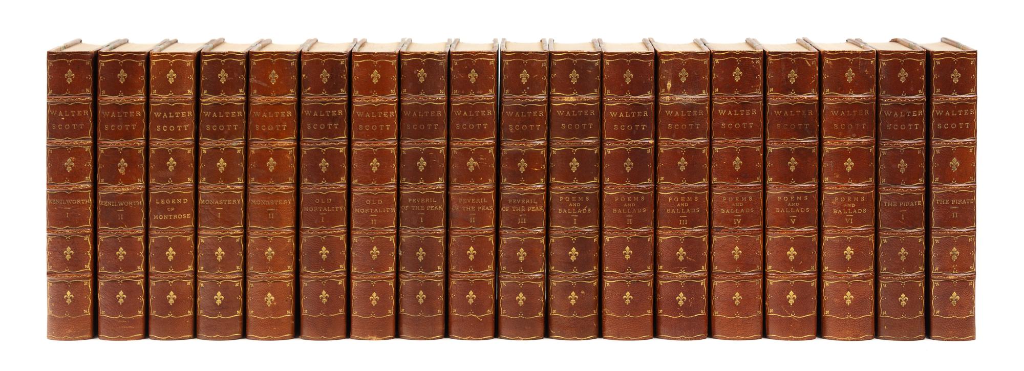 SCOTT, Sir Walter (1771-1832). Works. Boston: Dana Estes & Company, 1900.