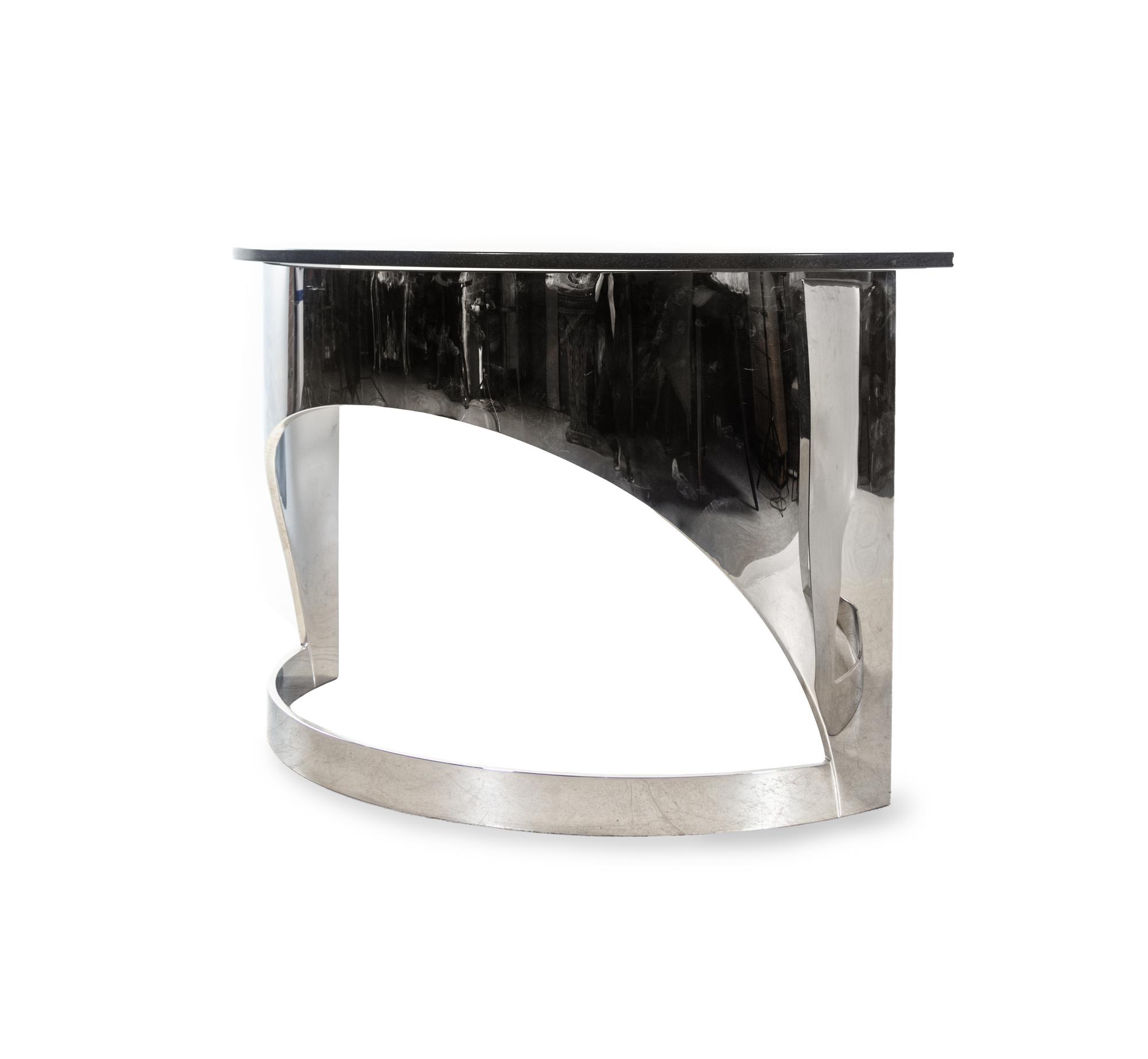 Pair of Hemisphere Console Tables