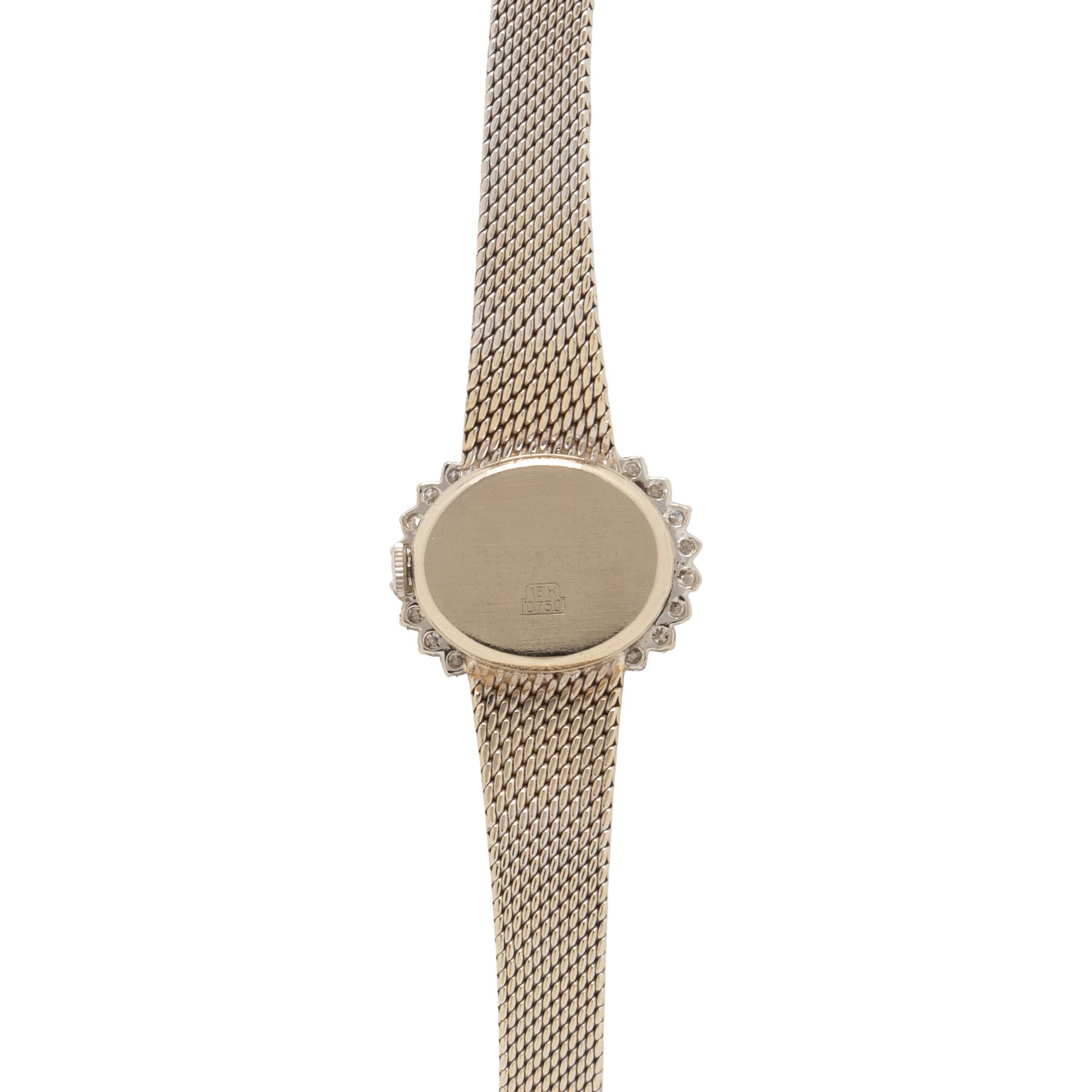 OMEGA, WHITE GOLD AND DIAMOND WATCH