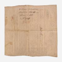 [American Revolution] [Revere, Paul] Partially-printed Colony of the Massachusetts Bay bond