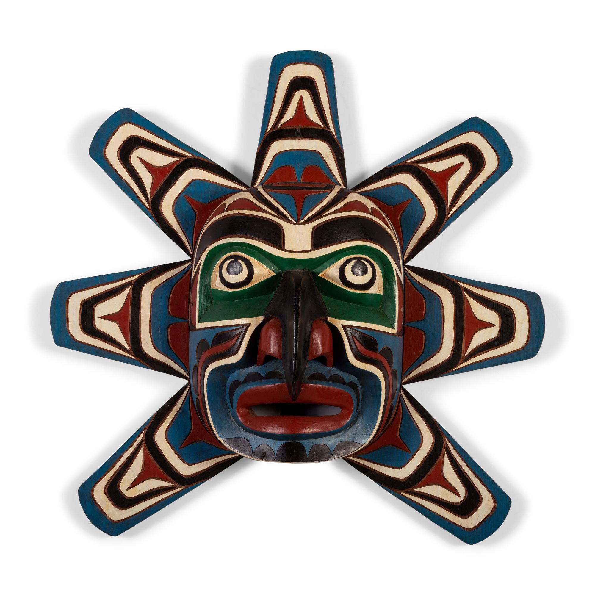 Carved and Painted Mask