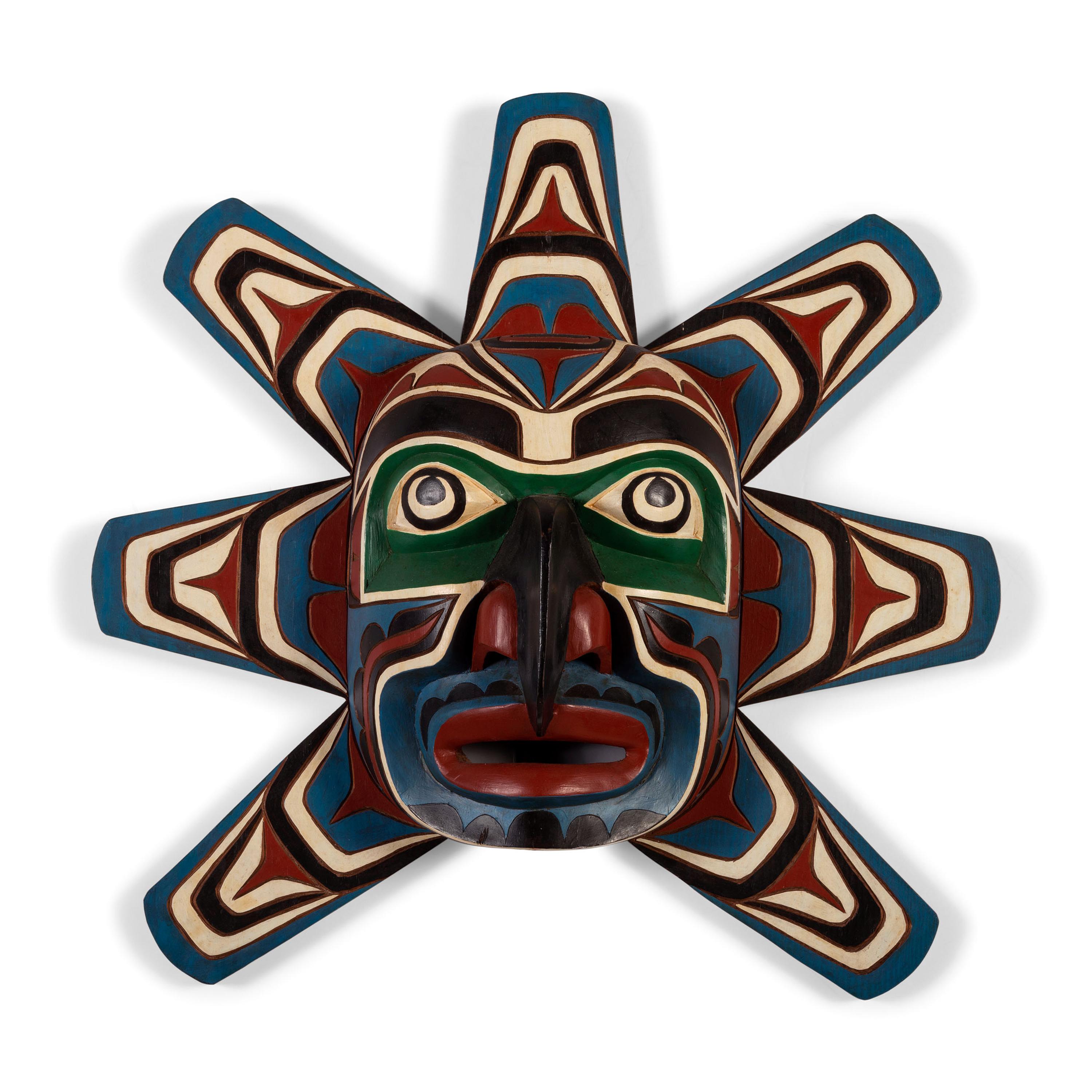 Carved and Painted Mask