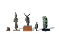 Five Ancient Bronze Figures