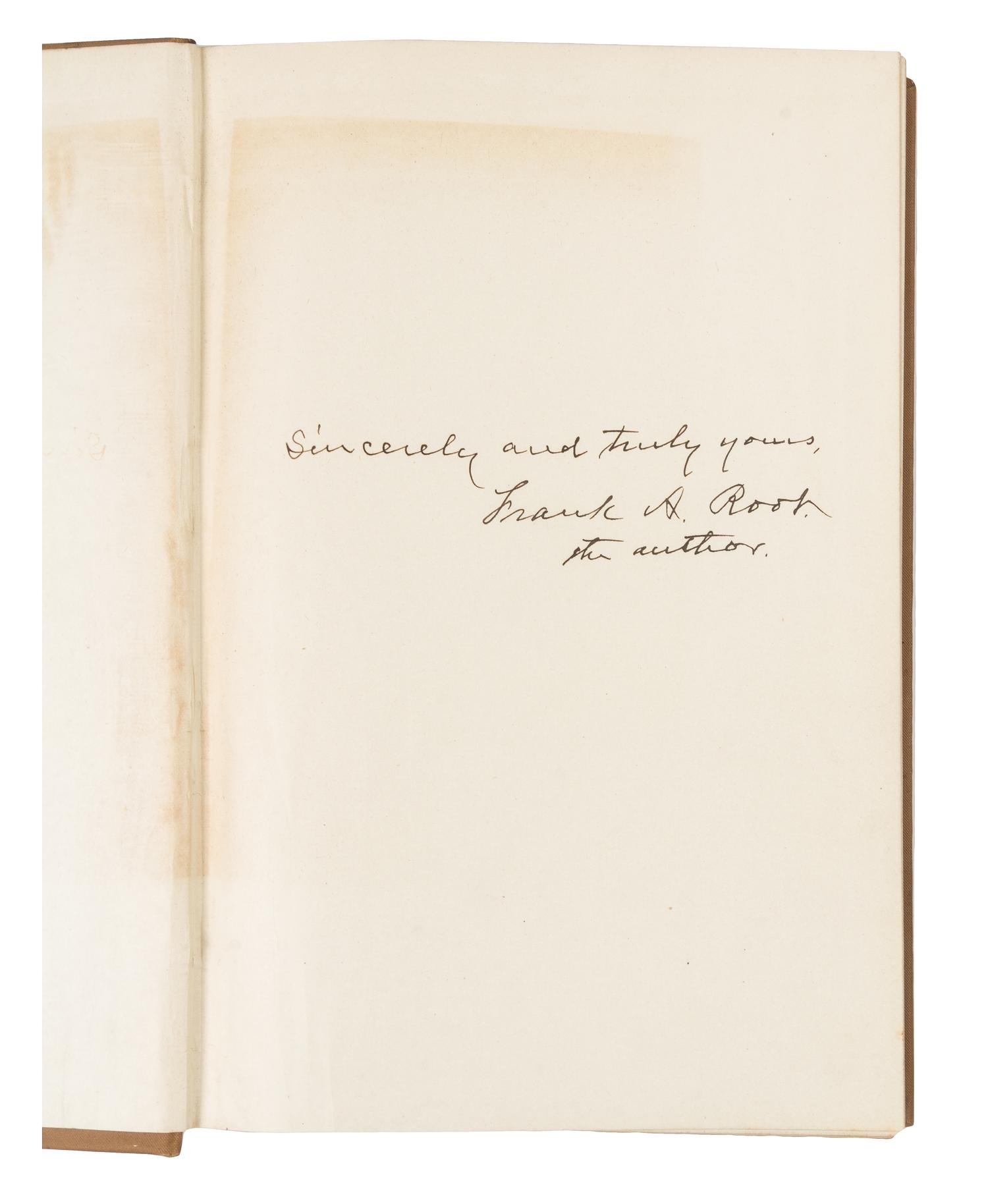 ROOT, Frank A. (1837-1926) and William Elsey CONNELLEY (1855-1930)