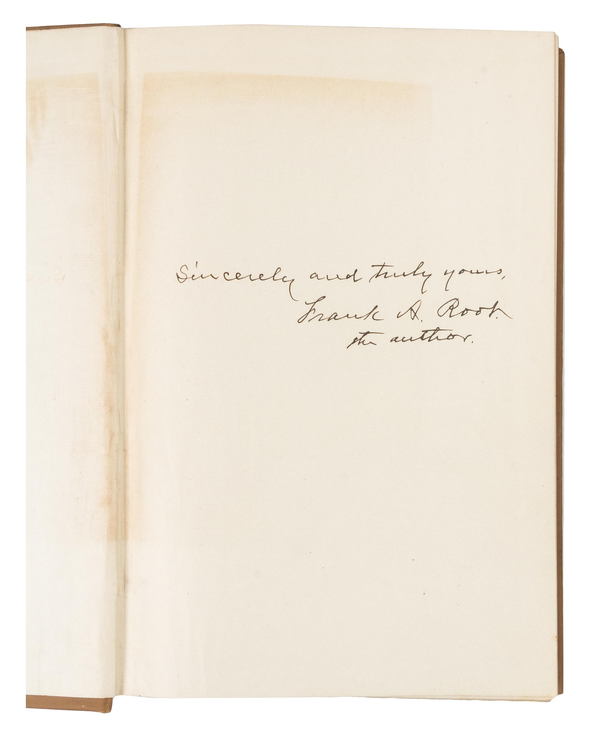ROOT, Frank A. (1837-1926) and William Elsey CONNELLEY (1855-1930)