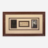[Science, Medicine & Mathematics] Bell, Alexander Graham Group of 2 Signed Items