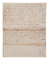 [ENSLAVEMENT & ABOLITION]. A group of 4 documents identified to the Carr and Tebbs families of Virginia, incl. references to the manumission and sale of enslaved persons.