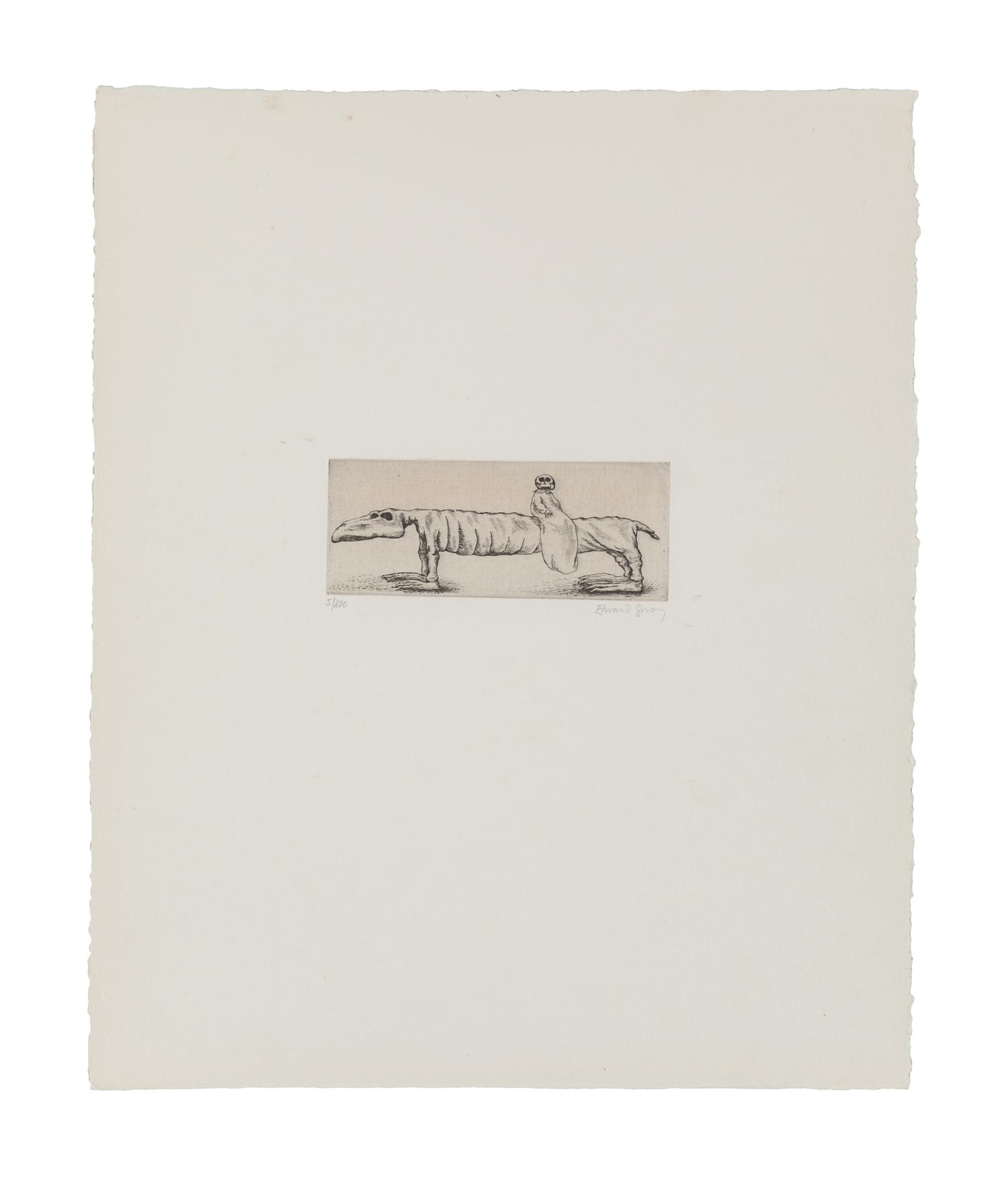 GOREY, Edward (1925-2000). Baby Transported. Zürich: Diogenes Verlag, 1978.