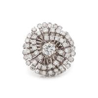 WHITE GOLD AND DIAMOND RING