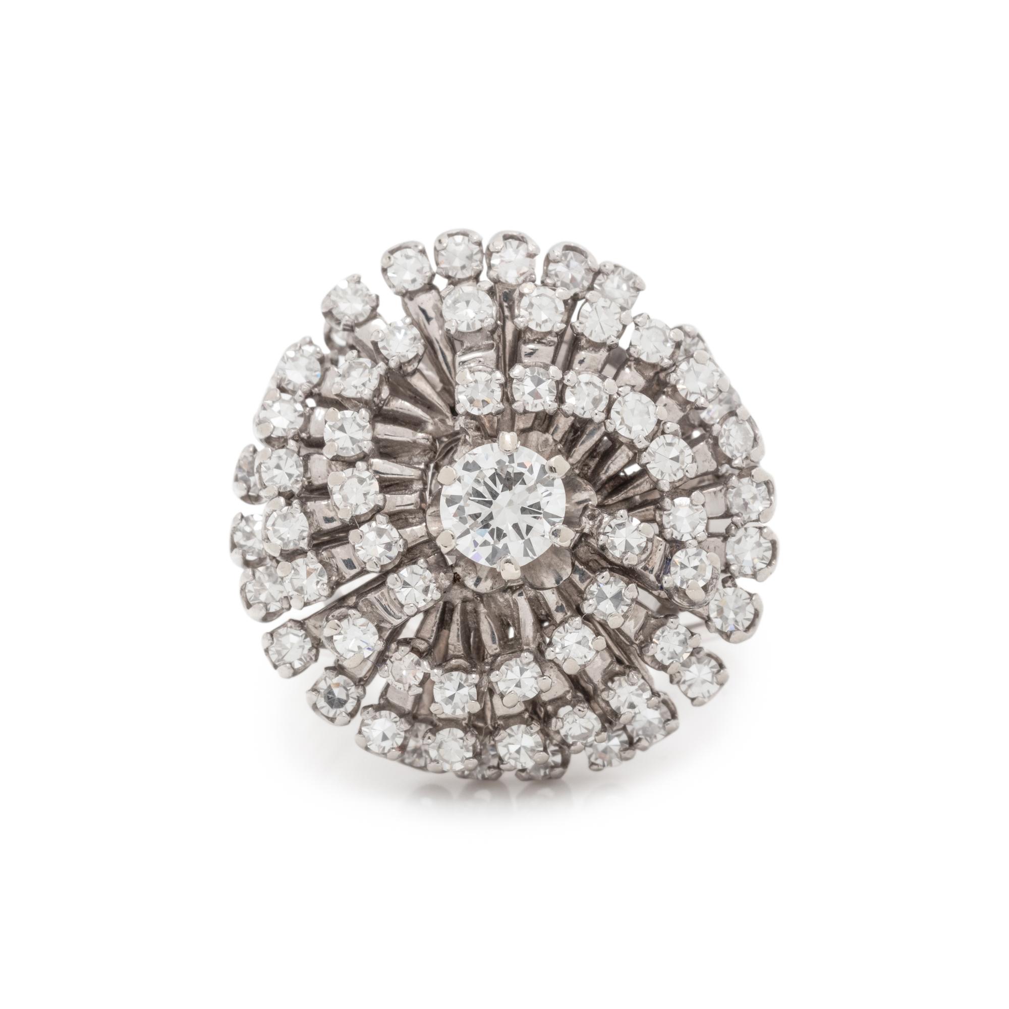 WHITE GOLD AND DIAMOND RING