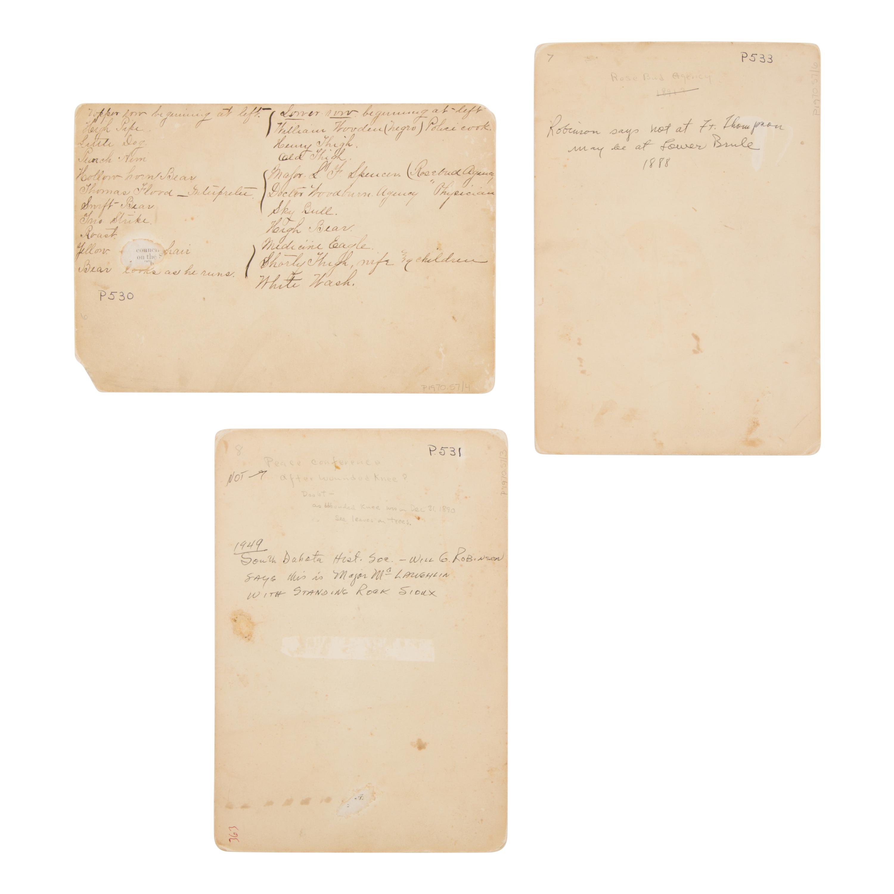 Indian Agents and Native American Subjects, Including Major James McLaughlin