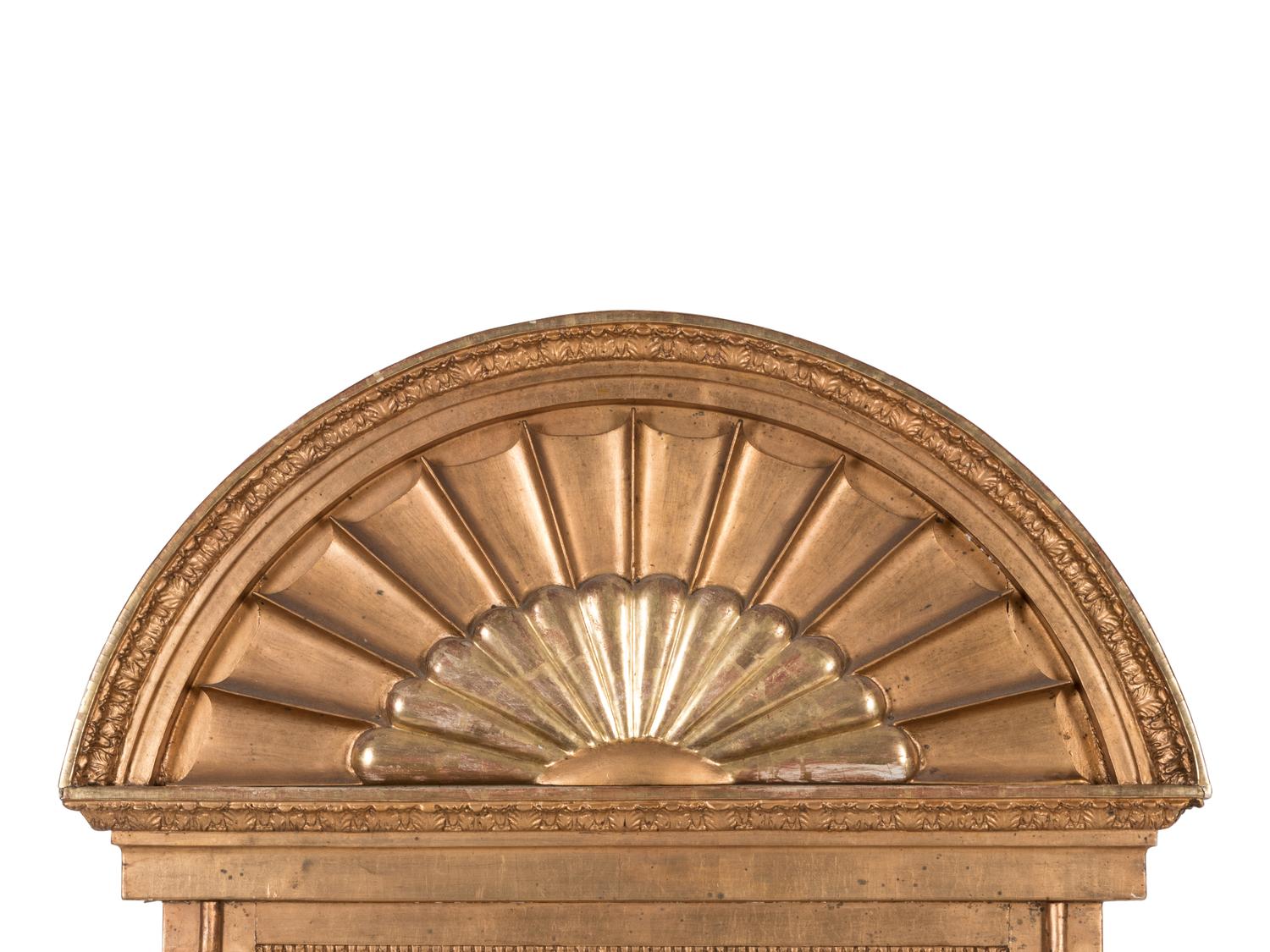 A Swedish Giltwood Console Table and Mirror