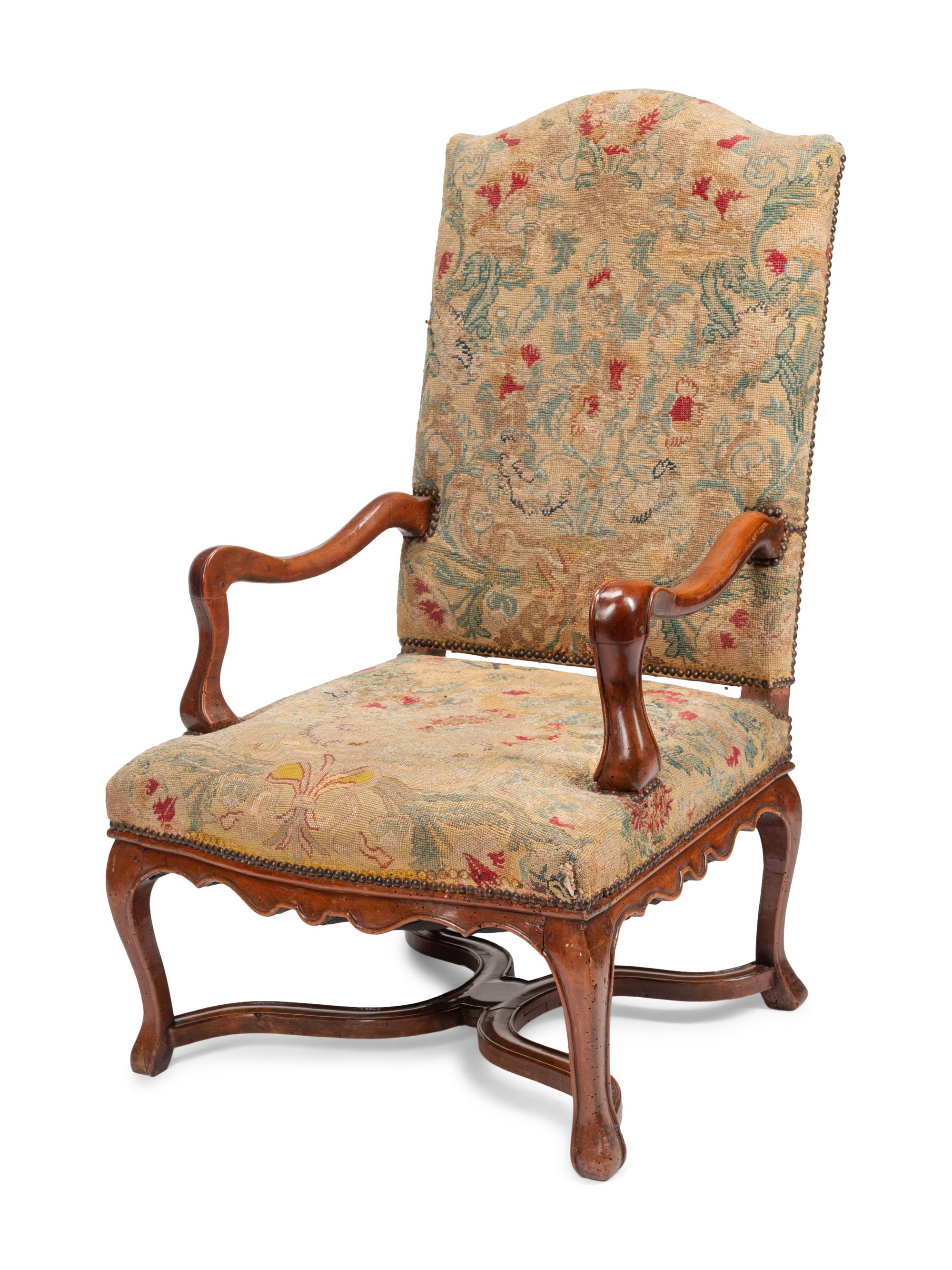 A Régence Walnut Armchair