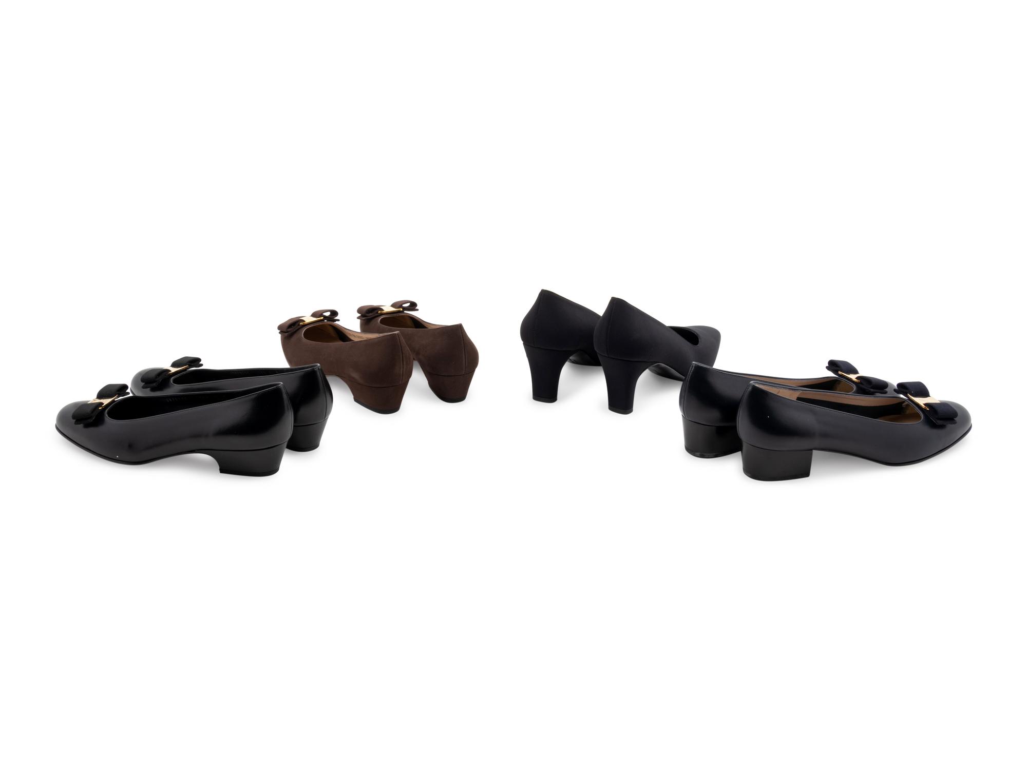 Nine Pairs of Salvatore Ferragamo Shoes, 1990-2010s