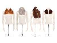 Thirteen Assorted Fur Collars: Including One Chanel, One Bergdorf Goodman, One Akris, and One J. Mendel