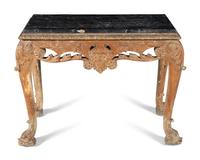 A George II Carved Pine Console Table