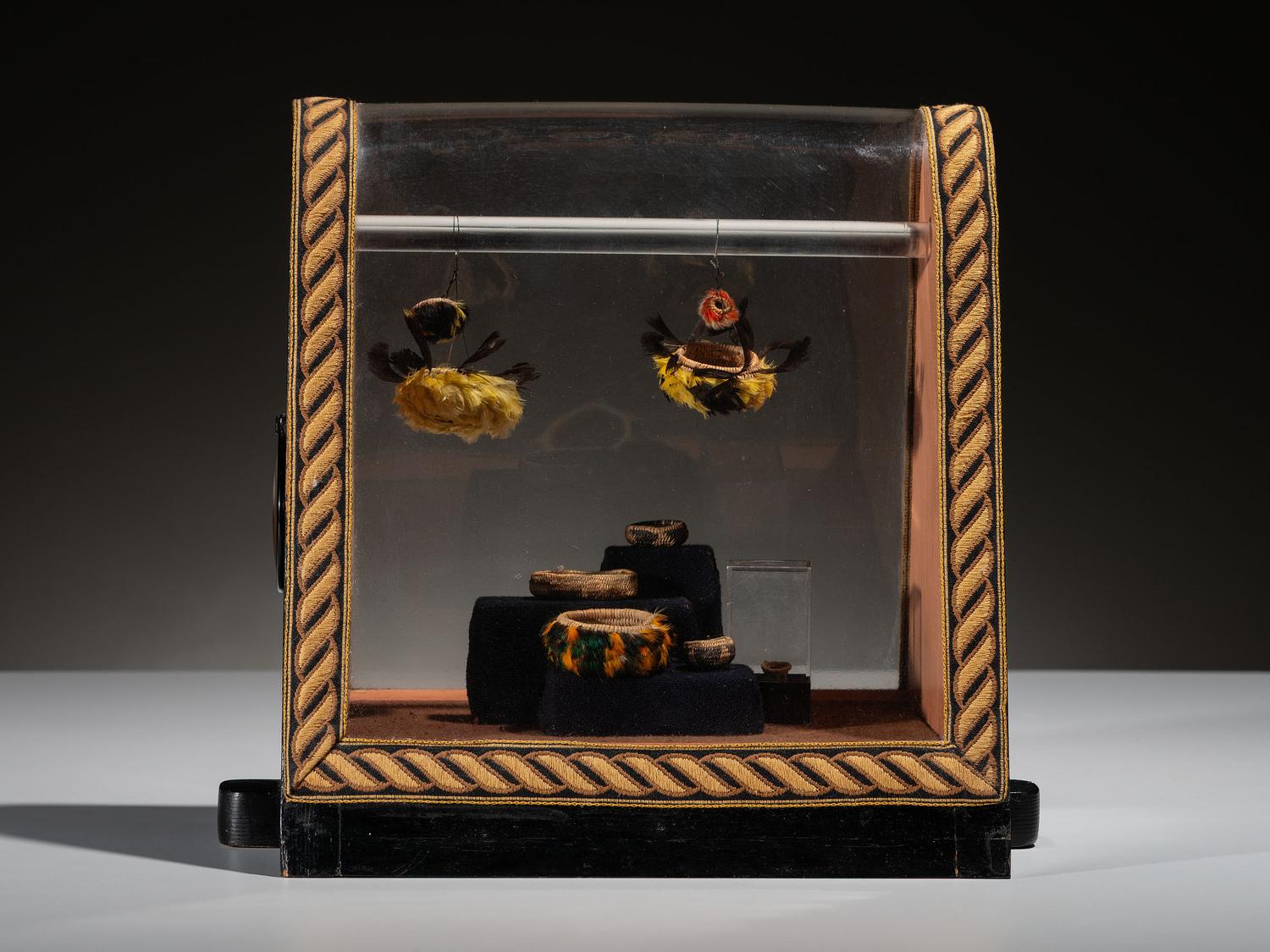 Pomo Miniature Gift Baskets, in Vitrine