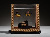 Pomo Miniature Gift Baskets, in Vitrine